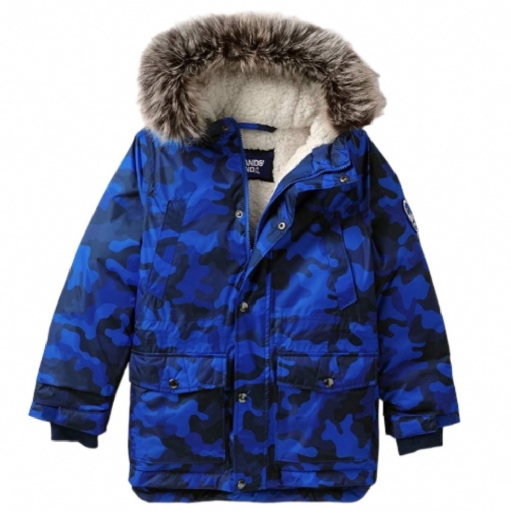 LANDSEND Little Kids Expedition Down Winter Parka, WARMEST RATING: +20° to -26°
